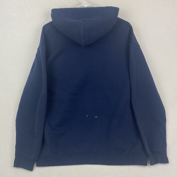 NFL New England Patriots Zip Up Sweater Adult Extra Large Blue Hooded - Picture 2 of 13